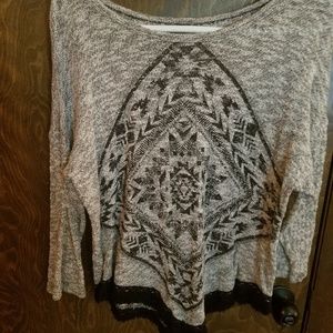 Aztec light sweater